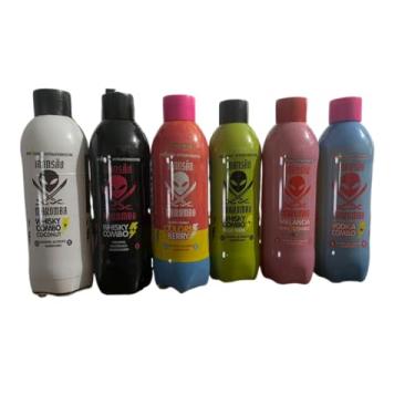 Imagem de Mansão Maromba, Kit 7 Bebidas Alcoólicas Gaseificadas, Sabores Variados, 1L