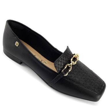 Imagem de Sapatilha Santinelli 1526-052-242 Feminina, Preto, 36