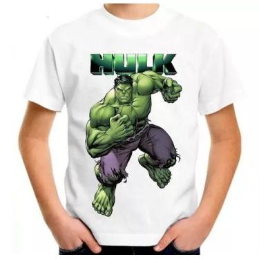 Imagem de Camiseta Infantil Hulk Os Vingadores Avengers Marvel 001 - loja dinka,