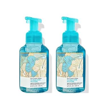 Imagem de bath&bath Bath and Body Works Turquoise Waters Gentle Foaming Hand Soap 8.75 Ounce 2-Pack (Turquoise Waters) 1.25 pounds