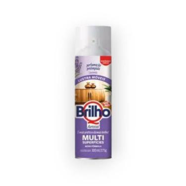 Imagem de Lustras moveis qbrilho aerossol lavanda 300ml bombril