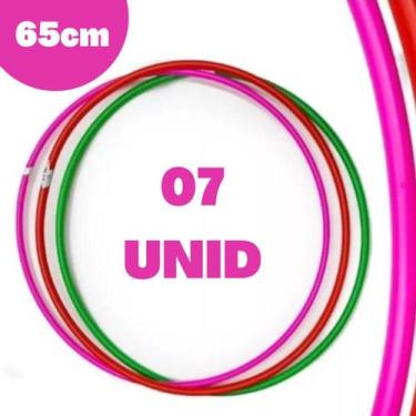 Imagem de Kit 07 Bambolês Sortidos 65cm Arco Infantil Coloridos - BAMBOLE