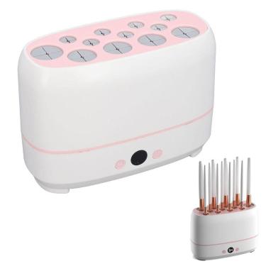 Imagem de Maquina De Secagem Eletrica Pincel De Maquiagem Automatico Usb Escova Esponja Portatil Secador Multiuso