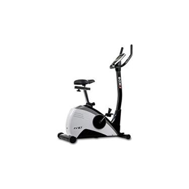 Imagem de Bicicleta Ergométrica Kikos KV8.7i Magnética; Silenciosa, Display LCD com funções: Tempo, Velocidade, Distância, Calorias e Odômetro; Monitoramento cardiaco - Hand grip; ideal para treinos em casa.