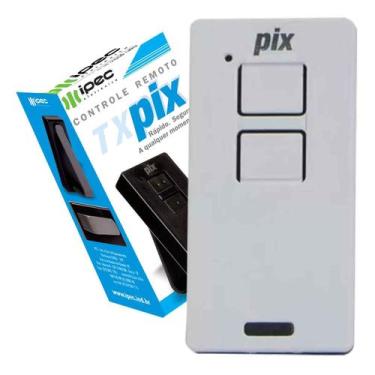 Imagem de Controle Portão Alarme Cerca Tx Pix 2 botões 433,92mhz Garen Ppa Rcg S