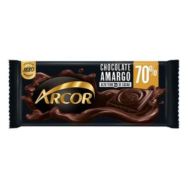 Imagem de Chocolate Amargo 70% Cacau Arcor 80g