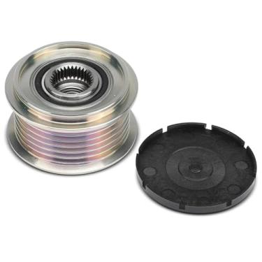 Imagem de A-Premium Polia de embreagem de roda livre do alternador compatível com Ford Focus 2002 2003 2004, 2.0L, 6 ranhuras no sentido horário