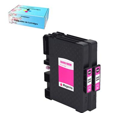 Imagem de F FINDERS&CO Cartucho de tinta de sublimação magenta SG400 de alto rendimento compatível com impressora Sawgrass Virtuoso SG 400 SG800 (2X Magenta, 40 ml)