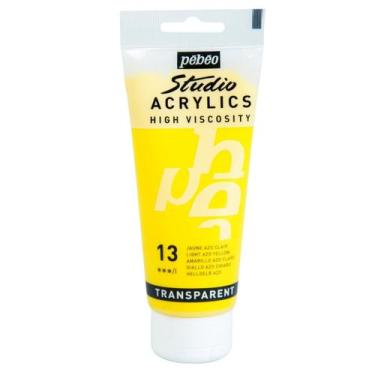 Imagem de Tinta Acrílica Pébéo 100ml 13 Light Azo Yellow