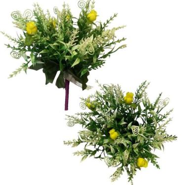 Imagem de Buquê de Flores Mini Rosas Artificiais Bouquet Noivinha Da Quadrilha F