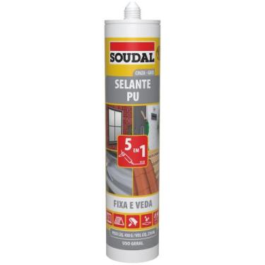Imagem de PU Uso Geral Cinza Selante Adesivo 450 Gramas - 154680 - SOUDAL BRASIL