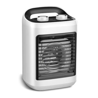 Imagem de Ar condicionado portátil, refrigerador de ar evaporativo pessoal com 6 velocidades de vento pequeno ventilador de ar condicionado, ventilador de refrigeração de mesa para quarto, quarto, acampamento