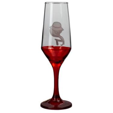 Imagem de Taça Pomba Gira Maria Navalha Champagne Buffet Vidro 186ml - META ATAC