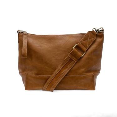 Imagem de Joy Susan Bolsa feminina fashion Leen com costura transversal, Castanho