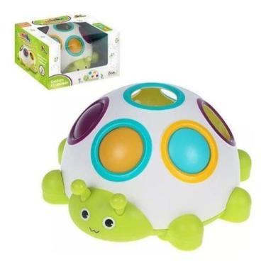 Imagem de Brinquedo Educativo Bebê Joaninha Sensorial Aprender Cores Encaixe For