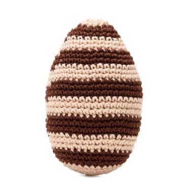 Imagem de Ovo de Páscoa Marrom em amigurumi