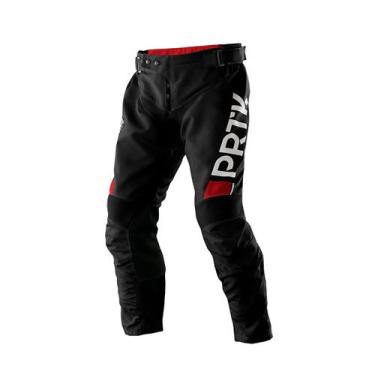 Imagem de Calça Motocross Trilha Enduro Infantil Pro Tork Sag, PRETO - VERMELHO,