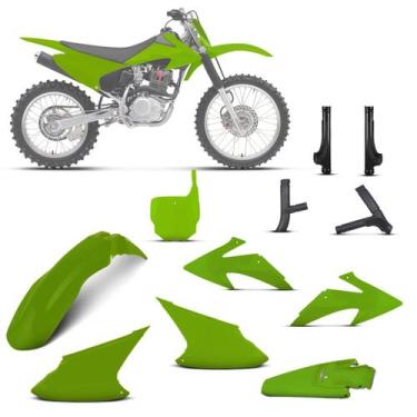 Imagem de Kit Plástico Crf 230f 2008 À 2014 - Pro tork, VERDE, Único