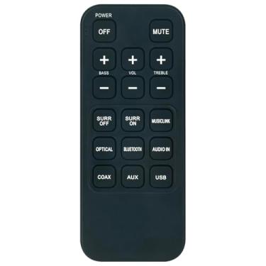 Imagem de 996510058532 996510059073 Controle remoto de substituição compatível com sistema de alto-falantes Philips Soundbar HTL2100 HTL2101A HTL2111A HTL2150 HTL2160