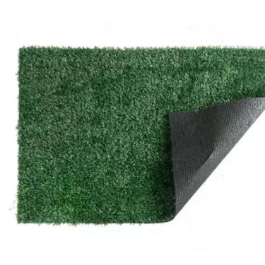 Imagem de Rolo de Grama Sintética Artificial de 8mm 50m² Vendida em Rolo Verde Escuro