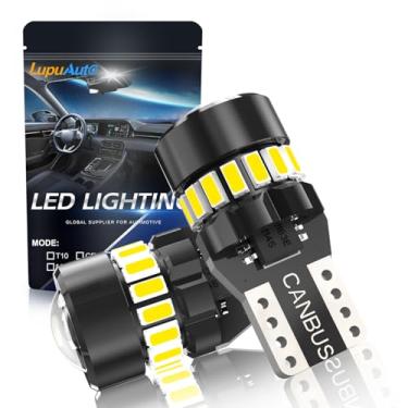 Imagem de Lâmpada LED 194 branca, Canbus livre de erros 168 2825 T10 W5W Lâmpada LED para porta de cúpula de carro mapa cortesia porta-malas luzes de placa de licença, pacote com 2