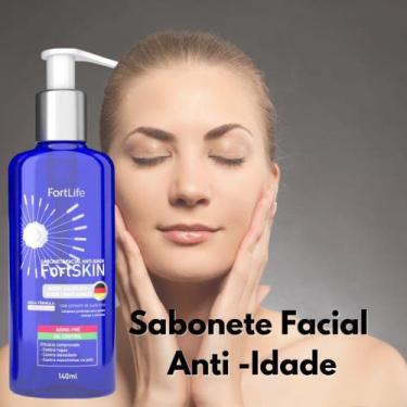 Imagem de Sabonete líquido pele oleosa anti-idade 140ml fortskin - FortLife