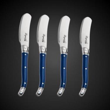 Imagem de Jogo Facas Para Manteiga Laguiole Caixa Elegante Em Madeira - La Tour,