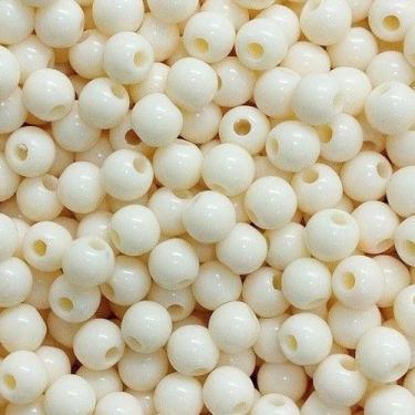 Imagem de BOLINHA DE RESINA Nº 06 (20 G) - LADEIRA BIJUTERIAS, Creme claro
