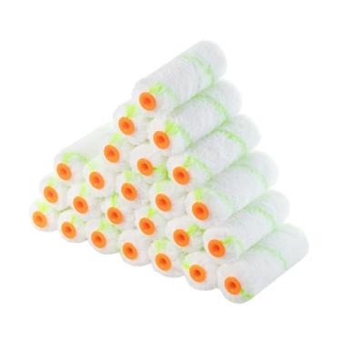 Imagem de Bates- Capas de rolo de tinta, capas de rolo de 10 cm, pacote com 24, capas para rolos de tinta, cochilos para pincel de rolo de tinta, cochilos pequenos, suprimentos de pintura de casa, capas para