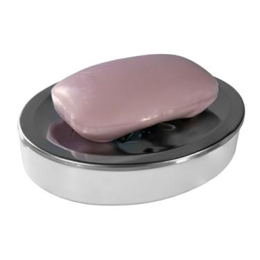 Imagem de Saboneteira De Inox Para Bancada Com Reservatório Ps Branco Pratic