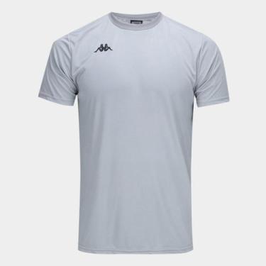 Imagem de Camisa Kappa Fardamento Modena Masculina, Cinza, P