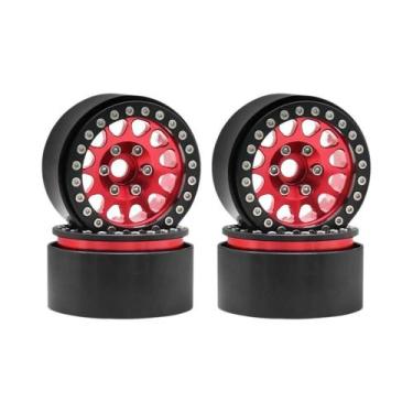 Imagem de Roda De Metal Beadlock Em Escala 1/10 Para Carros RC Redcat Hsp RC4wd 