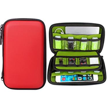 Imagem de Aprince Capa de dispositivo digital à prova d'água, projetada para disco rígido externo, pen drives USB, carregadores portáteis – Melhor para viajar