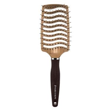 Imagem de Escova De Cabelo Anatômica Flex Desembaraçante Marco Boni, Dourado