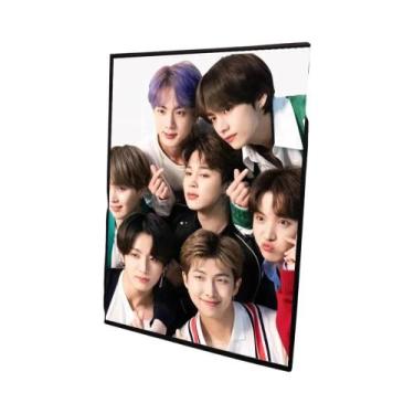 Imagem de Adesivo De Parede Impermeável Autoadesivo Dos Bangtan Boys Para Decora