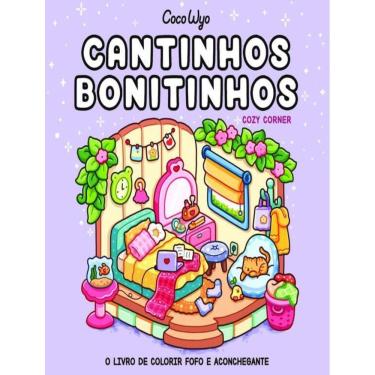 Imagem de Cantinhos Bonitinhos (Cozy Corners) - Livro De Colorir Coco Wyo