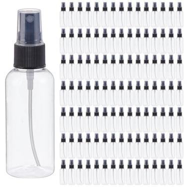 Imagem de arricraft 120 frascos de spray transparentes, frascos recarregáveis de viagem de perfume com tampa de pulverização minúsculo pulverizador para água, colônia, amostras, 60 ml