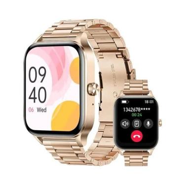 Imagem de Relógio Inteligente Feminino LIGE Com Tela HD De 1,85 Polegadas, Monit