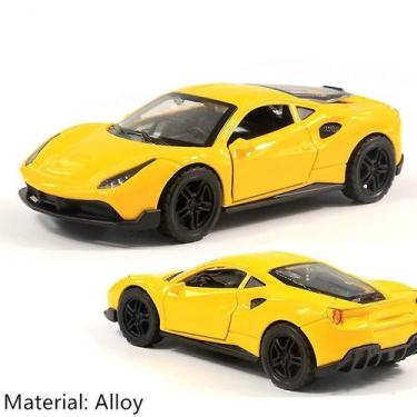 Imagem de Carro de brinquedo Diecast Sports Car Racing Modelos Crianças Brinqued
