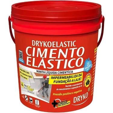 Imagem de Manta Líquida Cimentícia Impermeabilizante 4 KG DRYKOELASTIC DRYKO
