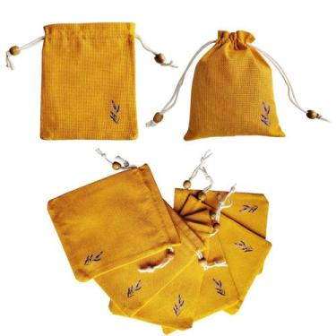 Imagem de Bolsas de Yute con Cordón Daclubmenxy Sachets de Lavanda 11x15cm