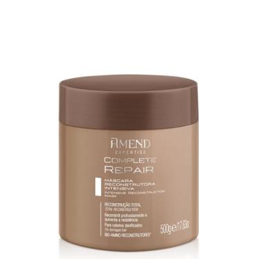 Imagem de Máscara Reconstrutora Amend Expertise Complete Repair, 500g, Com Bio-amino Reconstrutores, Repara, Reconstrói E Protege Os Cabelos De Dos Futuros