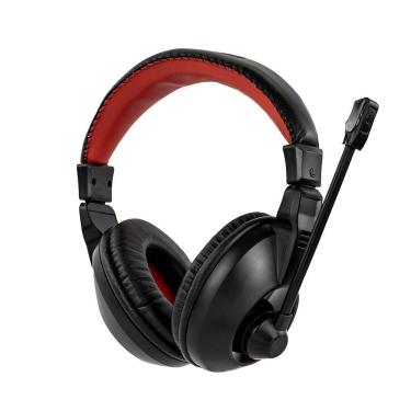 Imagem de Fone de Ouvido Headset Gamer Sate Preto/Vermelho AE-265