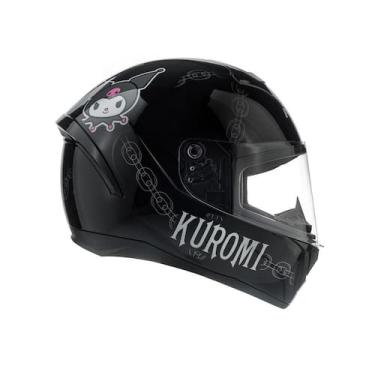 Imagem de Capacete Peels Spike 2 Kuromi Chain, Preto com Pink, 58