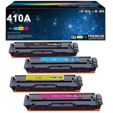 Imagem de Conjunto de cartuchos de toner 410A de substituição para HP Color Lase