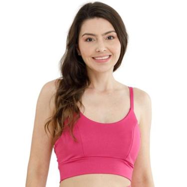 Imagem de Top Suplex Reforçado Moda Esportiva Básica Feminina S/bojo Slim Fit 30