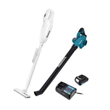 Imagem de Kit Aspirador/Soprador a Bateria 12V CLX248-P + Carregador Makita