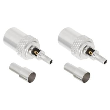 Imagem de Micro Traders 2 peças IEC DVB-T TV PAL macho adaptador cabo coaxial conector para RG174 RG179 RG316 RG188
