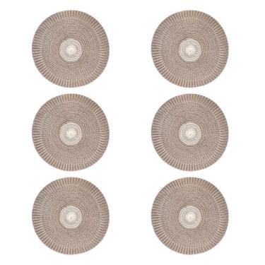 Imagem de Jogo Americano Copa E Cia 6 Peças Serenity Mocca