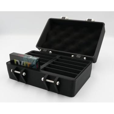 Imagem de Rugged Protective Carrying Case for DAT Digital Audio Cassettes - Holds 10 Tapes